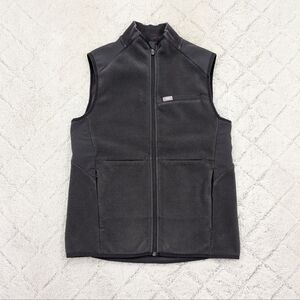 Figs Gray Fleece Vest